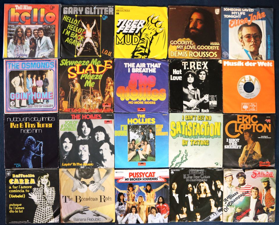 ca. 300x Vinyl Singles 60er/70er Jahre - nur internationale Titel in Windeck