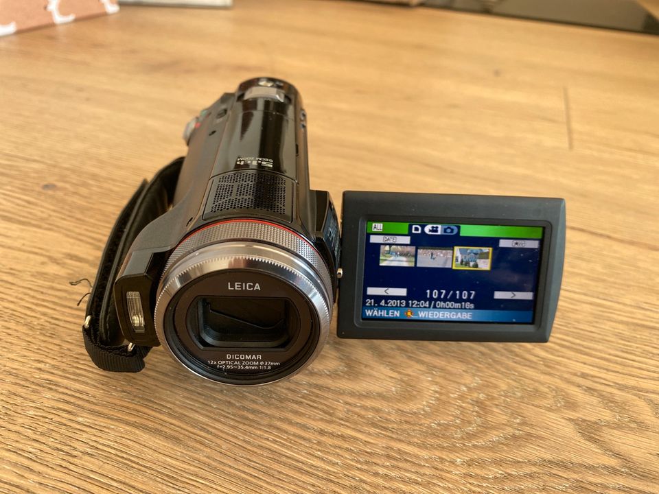 Wie NEU ♥️ Panasonic HD Camcorder HDC-SD 100 Leica Optik in Stapelfeld
