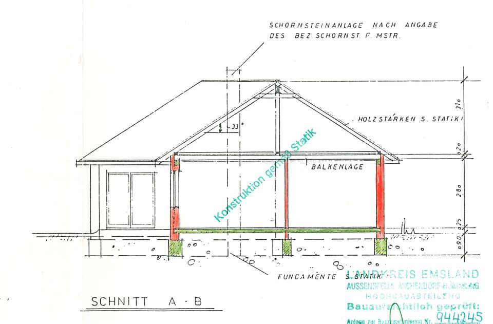 Exklusiver Winkelwalmdach-Bungalow in schöner Sackgassenlage in Walchum