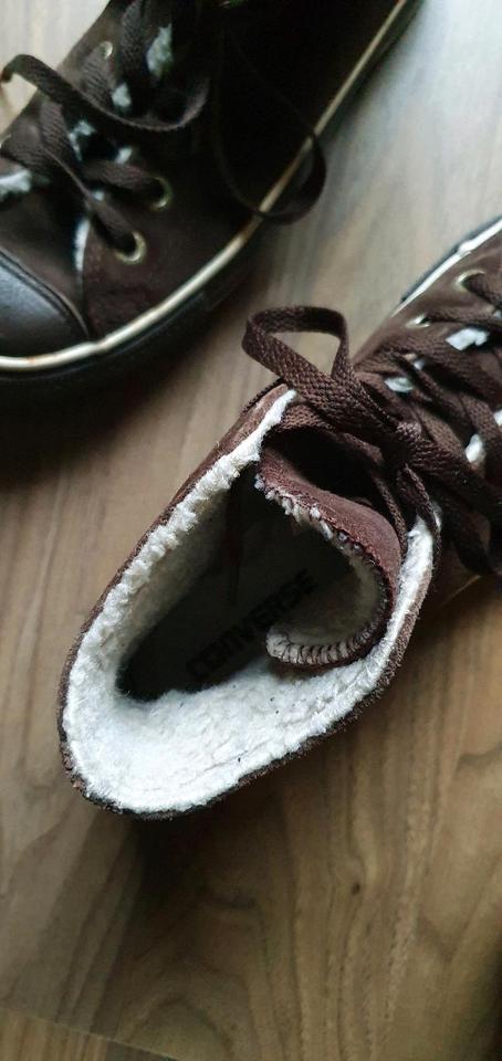 Converse All Star, Schuhe, braun, mit Fell, gefüttert, Gr.  36,5 in Erfurt