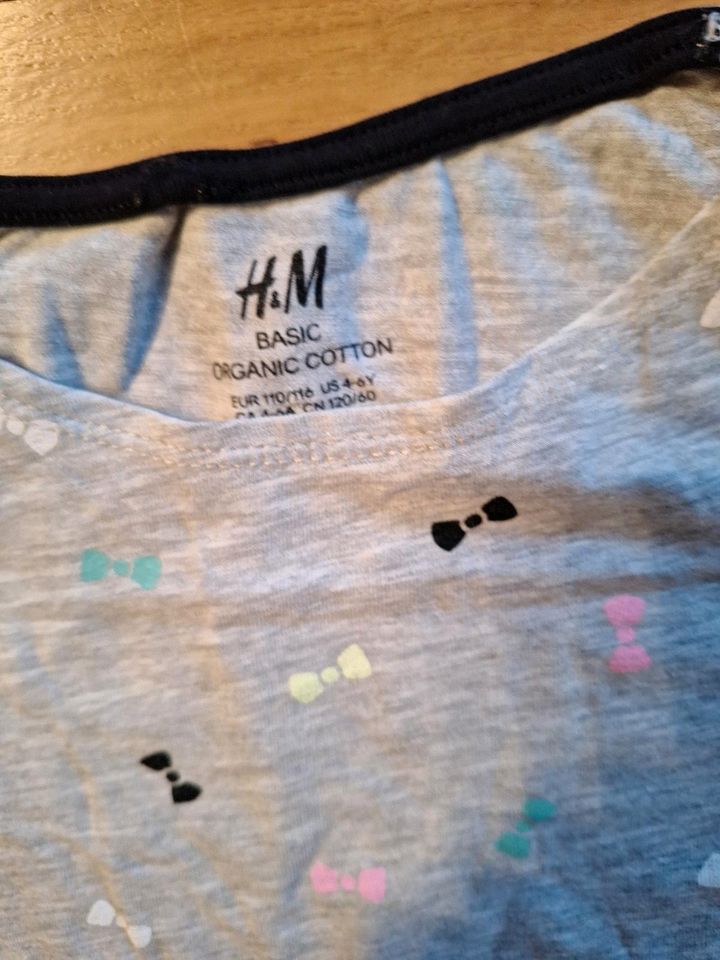 Gr 110/ 116 Pulli Langarm H&M Shirt in Mansfeld