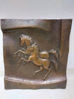 Altes große Bronze Relief bild Pferde von S.Cellini ,signiert West - Zeilsheim Vorschau
