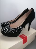 Högl High heels, Gr.5 1/2, schwarz mit Swarovski-Steinchen Bayern - Großmehring Vorschau