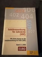 Gebührenordnung für Zahnärzte (GOZ) Bayern - Mitterfels Vorschau