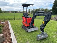 Minibagger 1,0 t Bagger-Vermietung-leihen-mieten Niedersachsen - Moormerland Vorschau