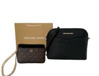 Michael Kors MK Tasche Geldbörse Jet Set Schwarz Braun NEU Hessen - Reiskirchen Vorschau