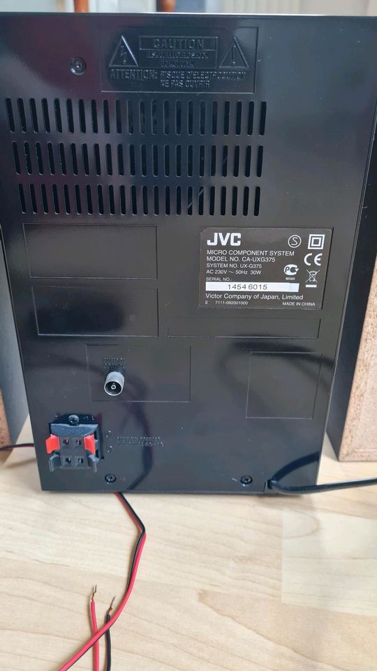 JVC CD-Anlage mit USB Anschluss und Boxen in Dresden