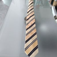 Krawatte, Seidenfalter, gelb/grau, 74 mm, reine Seide, gebraucht Baden-Württemberg - Bretten Vorschau