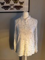 Barbour Relaxed Fit Bluse mit Möwen, weiß Gr. 36 Nordrhein-Westfalen - Brilon Vorschau