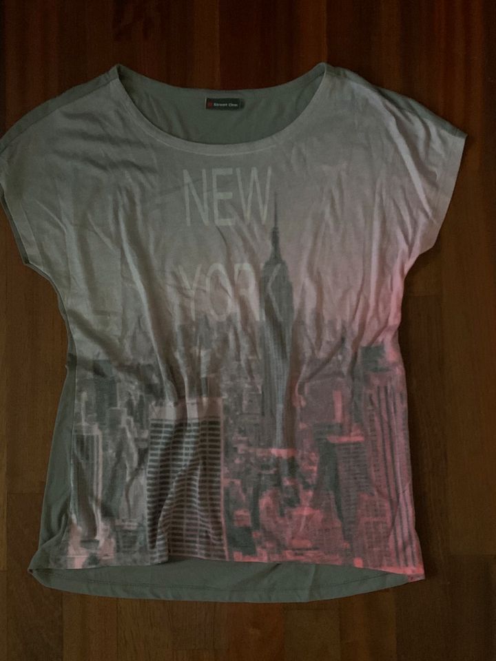 Street One T-Shirt  Gr. 38 NY grau pink in Konstanz