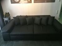 Big Sofa Couch Kunstleder Schwarz Arezzo Bayern - Schweinfurt Vorschau