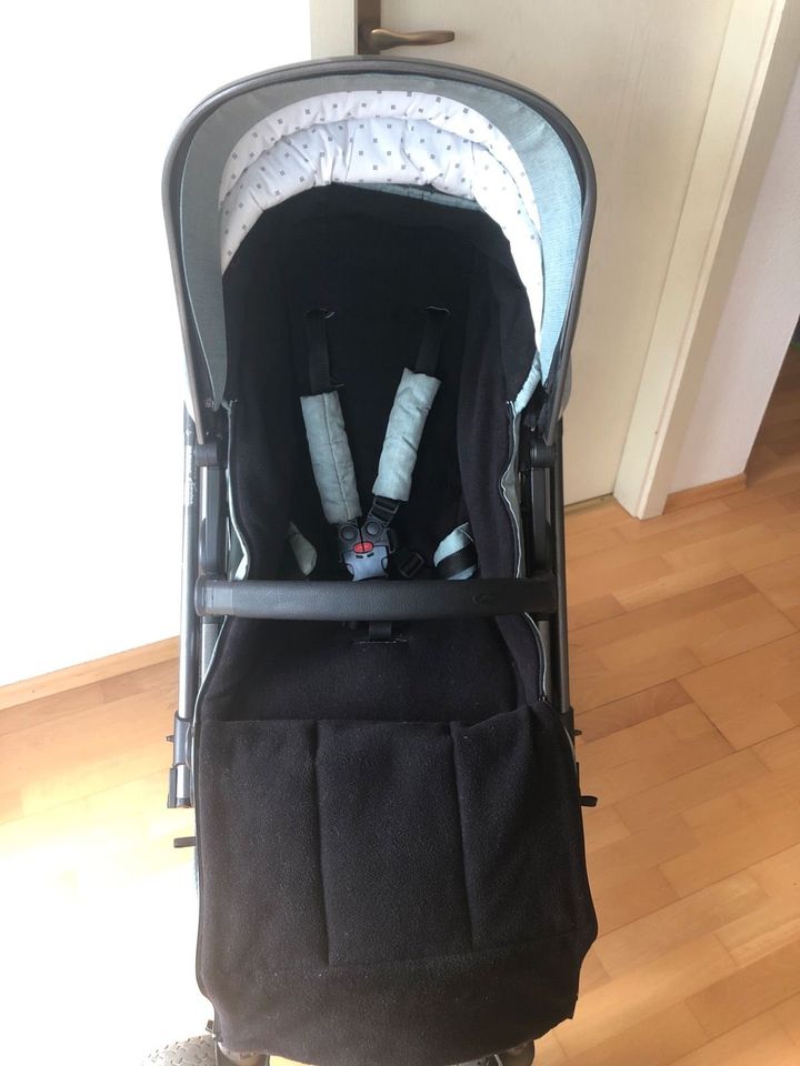 Hartan GTX VIP Kombi-Kinderwargen s.Oliver inkl Fußsack Babywanne in Frankfurt am Main