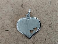 Herz Anhänger silbern gravieren Gravur Kette Halskette Nordrhein-Westfalen - Borchen Vorschau
