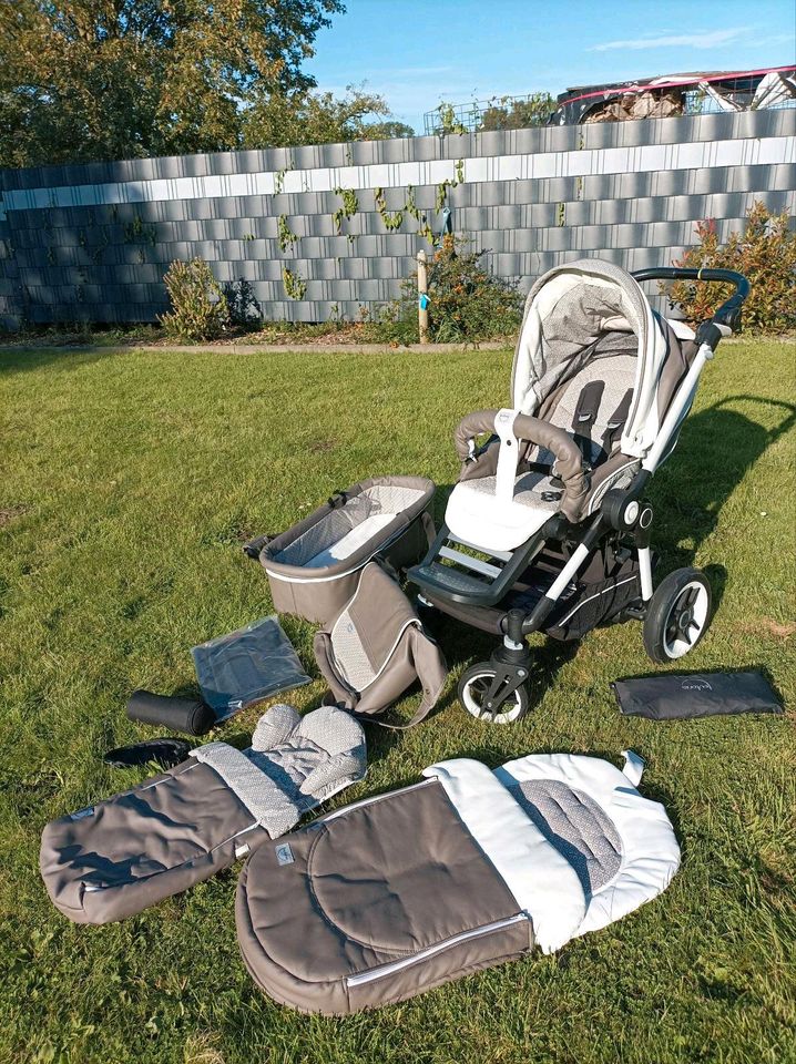 Teutonia BeYou Casablanca Breeze Kinderwagen + Babyschale in Wittmund