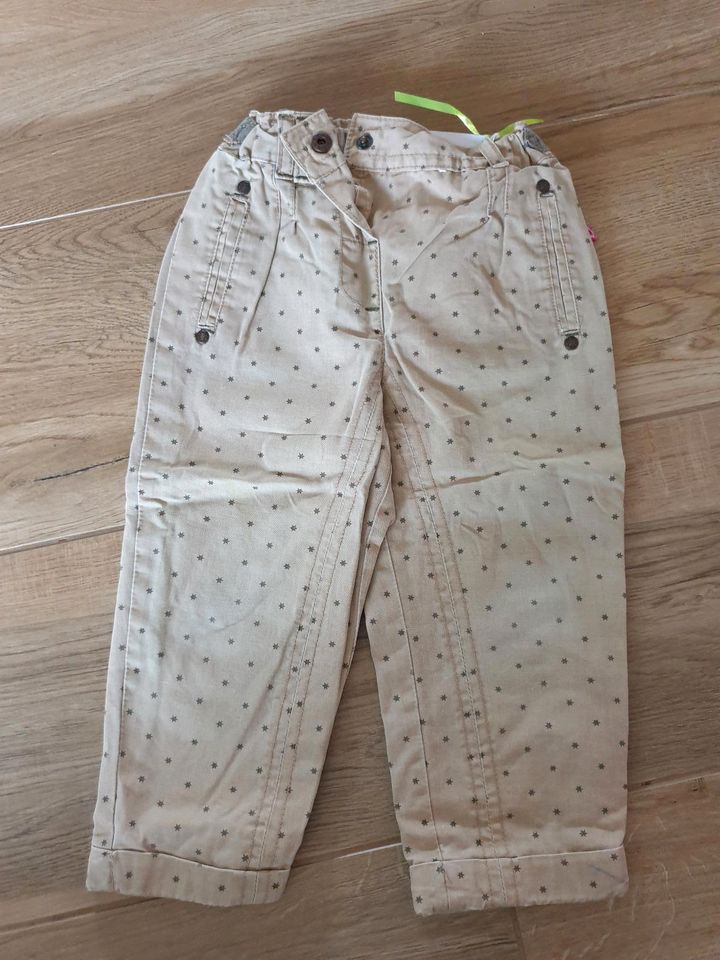 Leggins, karo,  3/4 mit Spitze, mädchen, Gr. 86-92 leggings in Geestland