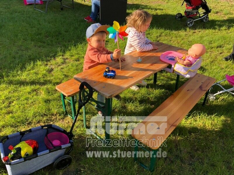 Kinder-Festzeltgarnituren, Sitzgarnitur, Bierzeltgarnitur, Miete in Saarwellingen