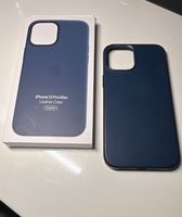 Apple Ledercase Blau Original für iPhone 12 Pro Max Baden-Württemberg - Karlsruhe Vorschau