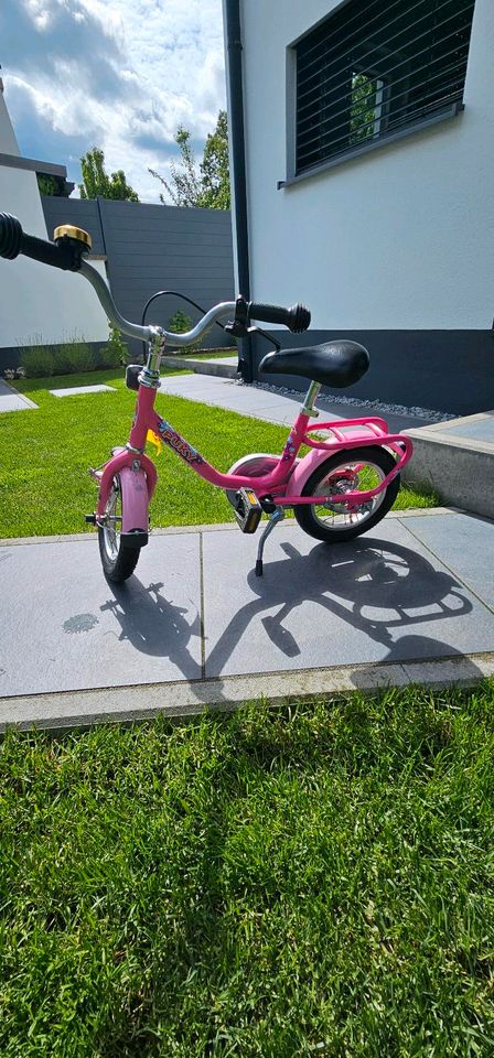 Puki Kinderfahrrad 12 zoll rosa mit extra Sessel in Unterföhring