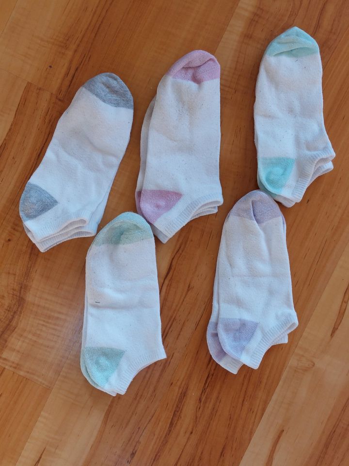 5 Paar Mädchen Sneaker Socken Gr. 34 - 36 in Schwerte