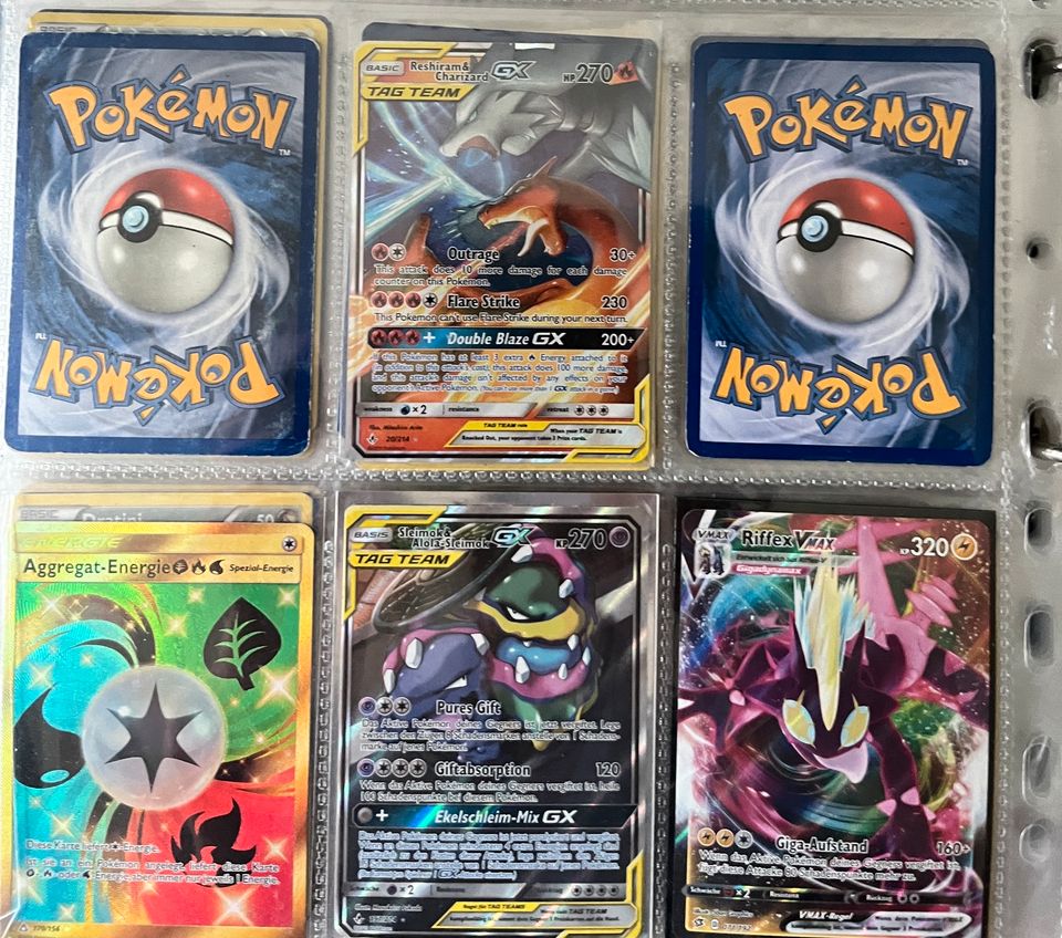 Pokémon Karten Sammlung Bulk Vmax, Holo, Ex, Gx in Bergisch Gladbach