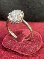 GOLD DIAMANTEN DAMEN RING 14k 585 Gr. 55 3,00g WG AU Berlin - Neukölln Vorschau