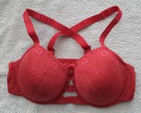 Sexy Vorderverschluss-BH von Ulla Popken - Gr. 85D - rot - Spitze Bayern - Aichach Vorschau