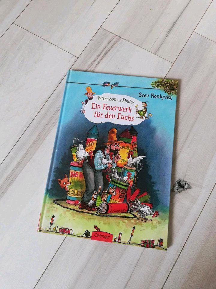 Pettersson Findus Feuerwerk für den Fuchs Nordqvist Kinderbuch in Plochingen