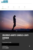 65€ Jochen Schweizer Gutschein Candle-Light-Dinner für 2 Personen Köln - Porz Vorschau