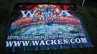 WACKEN W:O:A 2017 BANNER mit Ösen 2,40m×3,40m Schleswig-Holstein - Vaalermoor  Vorschau