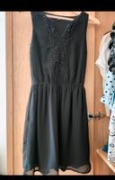 schwarzes Kleid von only mit stickdetails Frankfurt am Main - Rödelheim Vorschau
