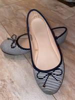 Damen  Ballerina weiß blau Dortmund - Innenstadt-Nord Vorschau