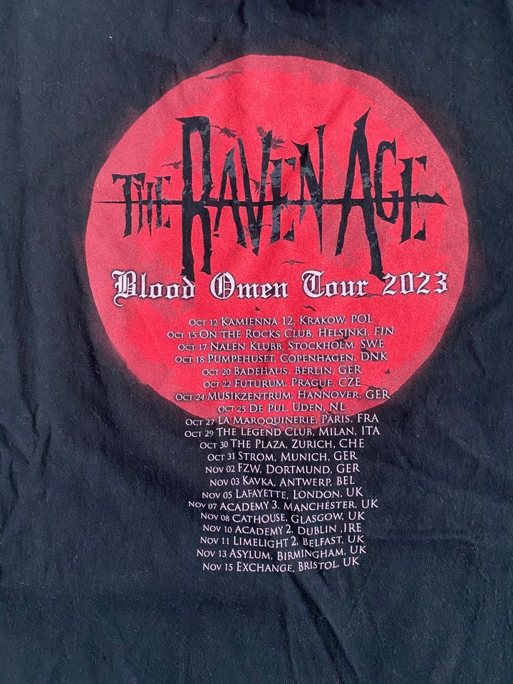 Tour Shirt The Raven Age  Iron Maiden / Lord of the Lost in Algermissen