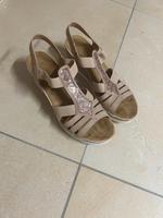 Sandalen Rieker Größe 39 beige Bayern - Parkstetten Vorschau