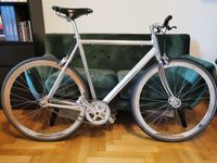 Fahrrad Singlespeed RH 58 Aluminium poliert + SKS Raceblade schwarz Berlin - Niederschönhausen Vorschau