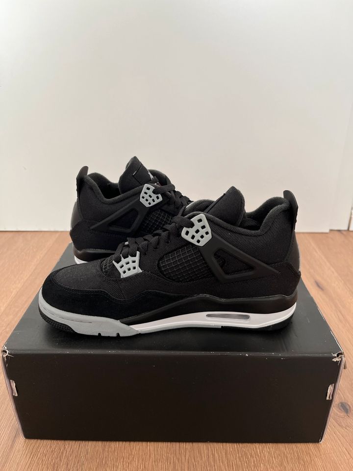 Nike 4 Jordan Retro Black Canvas (EU 38,5) NEU in Köln