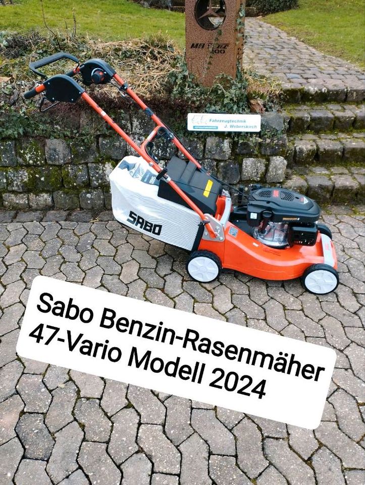 Sabo Benzin-Rasenmäher in Kinderbeuern