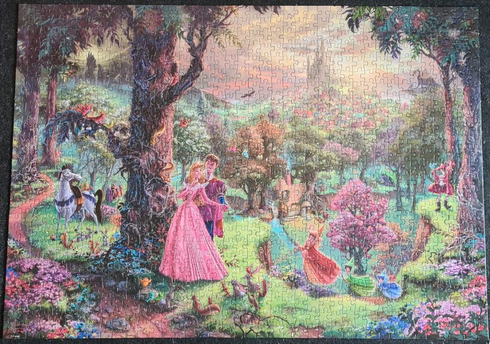 Schmidt Puzzle 1000 Teile Thomas Kinkade Disney Dornröschen in Hamburg