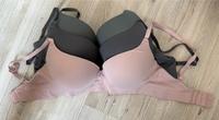 3x Super Push-up BH 70D rosa dunkelgrau grün Niedersachsen - Rühen Vorschau