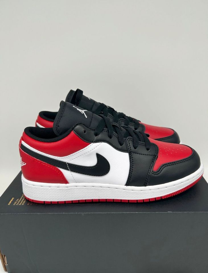 Nike Air Jordan 1 Low Sneaker Gr. 38,5 NEU rot weiß schwarz in Aachen