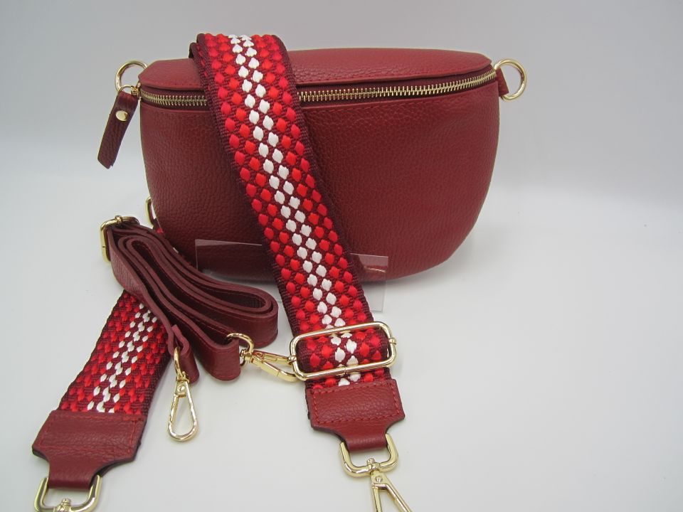 Damen Tasche rot Bauchtasche Crossbody Wechselgurt Taschen Gurt in Sulzbach a. Main