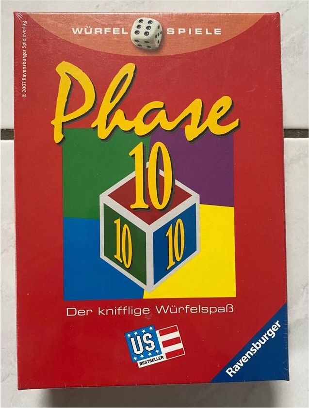 Phase 10 Der knifflige Würfelspaß Original verpackt!!! Rarität!!! in Hespe