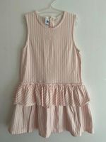 Petit Bateau Kleid weiß rosa gestreift Gr, 128 Hessen - Zwingenberg Vorschau