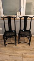 2 alte chinesische Stühle schwarz Lack Nordrhein-Westfalen - Ahlen Vorschau
