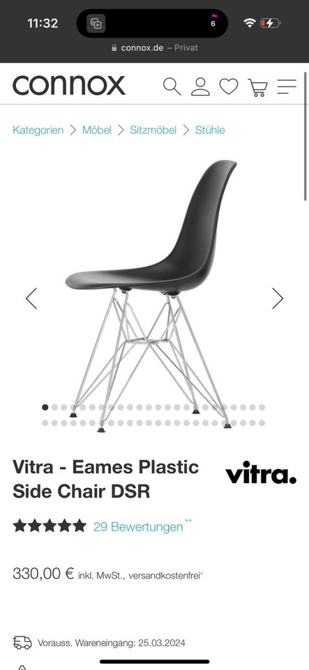 Vitra Eames Plastic Chair in Kaiserslautern