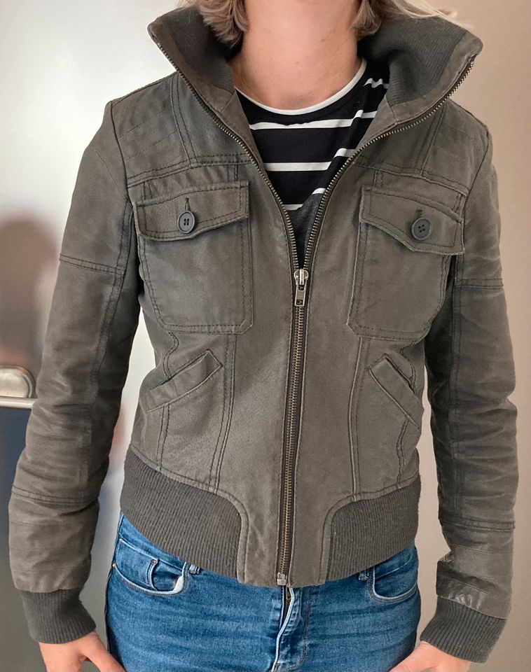 Only Lederjacke 15021243 Gr. M grau Fetch Leather Jacket in Bayern -  Riedenburg | eBay Kleinanzeigen ist jetzt Kleinanzeigen