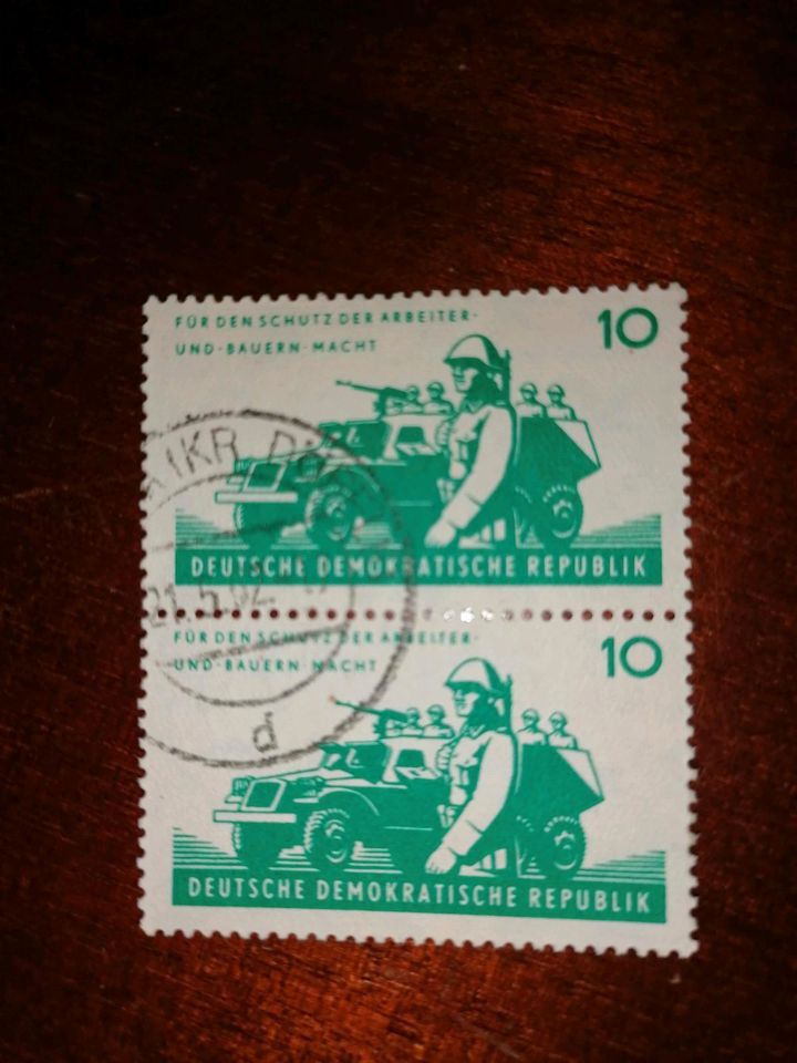 Briefmarken DDR gestempelt in Anklam