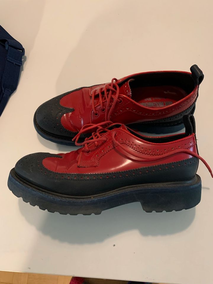 Bikkembergs Schuhe, Leder, Gr.39, Marine/rot, leicht , top in Nürnberg (Mittelfr)