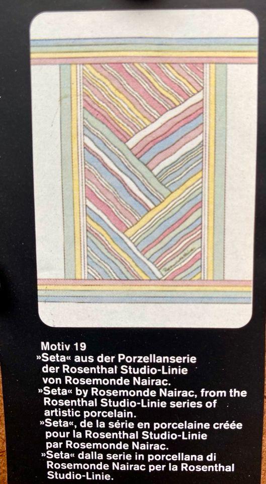 4 Porzellan Karten von Rosenthal in Köln