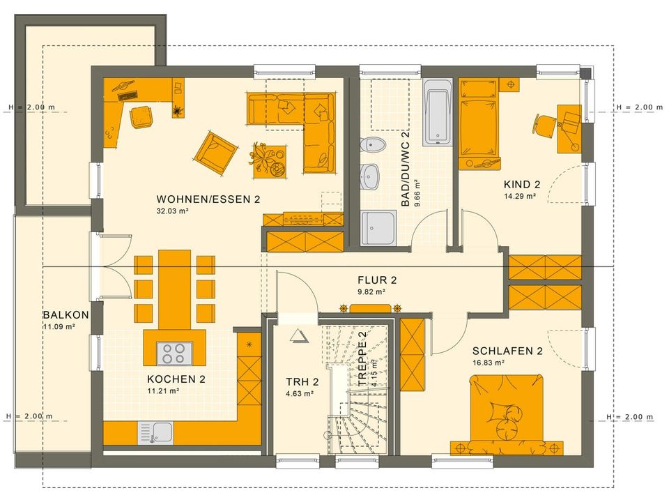 206 qm Zweifamilienhaus = 2 x Förderung ,inkl. 18 Monate Preisgarantie + Bauvollkasko in Pritzwalk