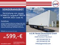 Schmitz Cargobull SBO24 VERMIETUNG*KOFFER*AUFLIEGER*2023*CODE XL Baden-Württemberg - Karlsdorf-Neuthard Vorschau